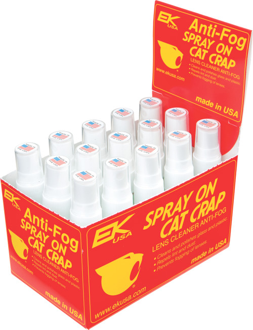 ANTI-FOG LENS CLEANER SPRAY ON 1OZ 15/PK DISPLAY