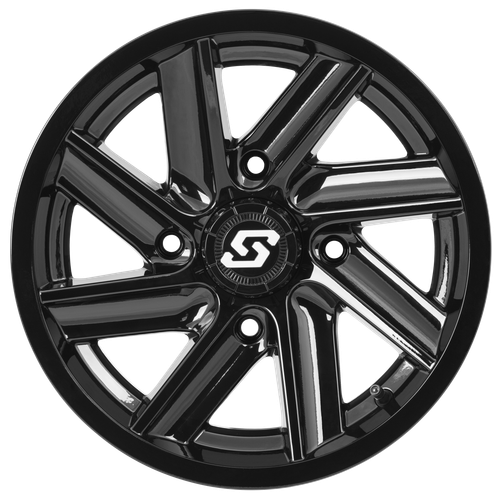 CHOPPER WHEEL 14X7 4/137 5+2 (+10MM) BLACK