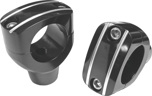 2" GROOVED BLACK RISERS