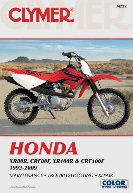 CLYMER - CM222 - Manual - Honda - XR80R '92-'09