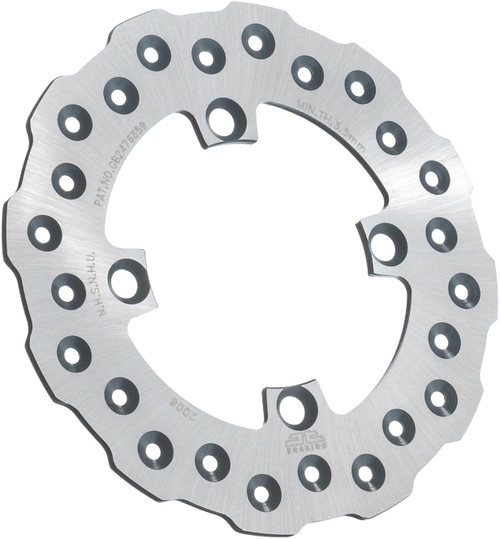 REAR BRAKE ROTOR SS SELF CLEANING KAW