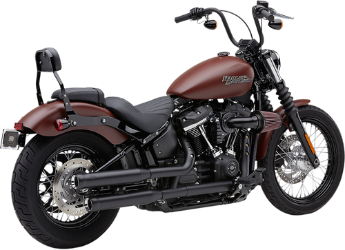 COBRA - 6047B - Neighbor Hater Slip-On Mufflers - Raven Black - Softail
