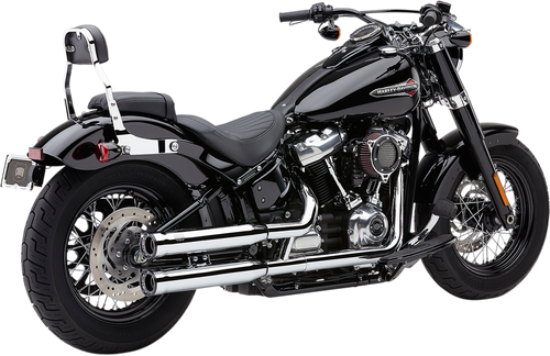 COBRA - 6057 - RPT Slip-On Mufflers - 3" - Chrome - M8 Softail