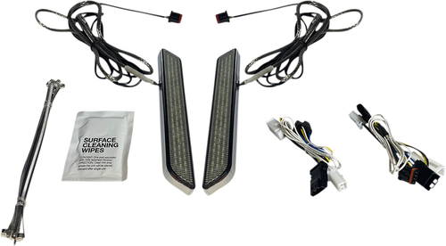 CUSTOM DYNAMICS - CD-FORK-BCM-SC - LED Fork Light - Smoke - Chrome