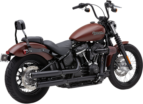 COBRA - 6048B - Neighbor Hater Slip-On Mufflers - Black - FLHC/FLHCS/FLDE