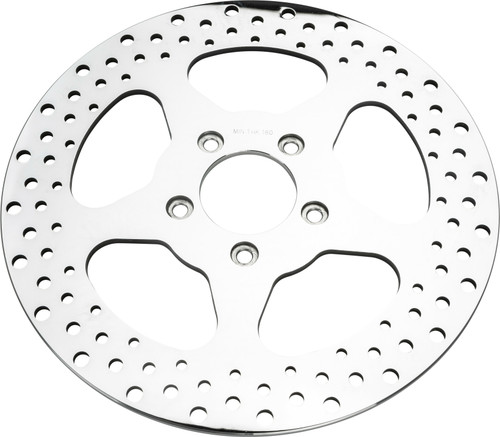 5 SPOKE BRAKE ROTOR REAR 11.5" SS POLISHED 2.22ID