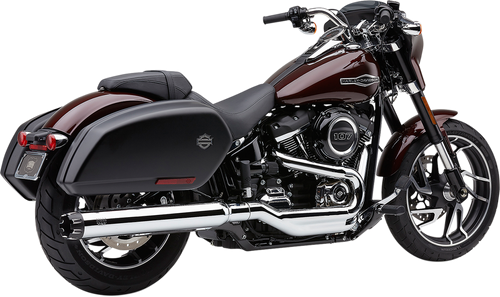 COBRA - 6521 - Dual Cut Muffler for FLSB - Chrome