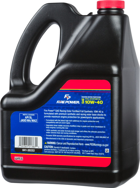 SYNTHETIC ESTER OIL 10W40 4T 1 GAL (4/CASE  SOLD EA)