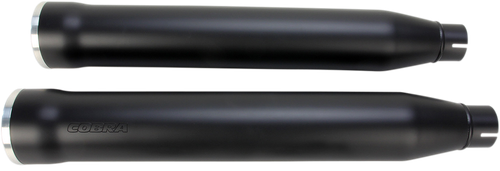 COBRA - 6053B - 3" RPT Mufflers for '07-'17 Softail - Black