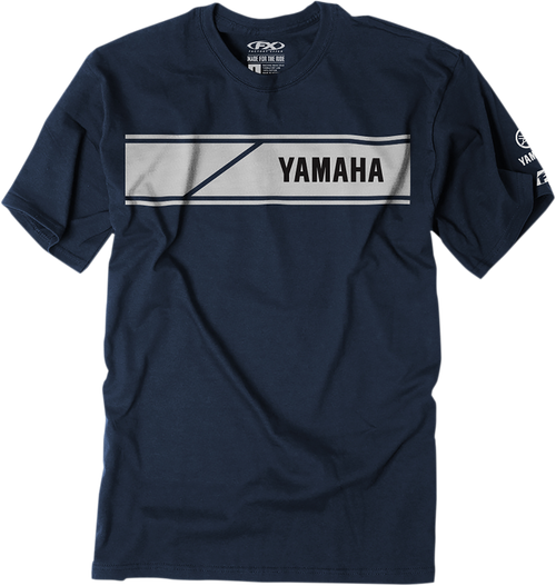 Factory Effex - 22-87228 - Yamaha Speed Block T-Shirt - Navy - 2XL