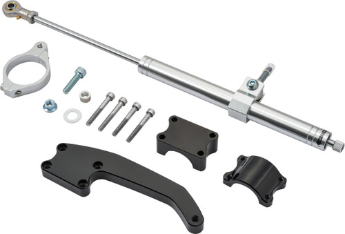 STEERING DAMPER SILVER 17-25 FLT