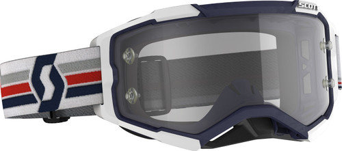 FURY GOGGLE BLUE/WHITE CLEAR WORKS LENS