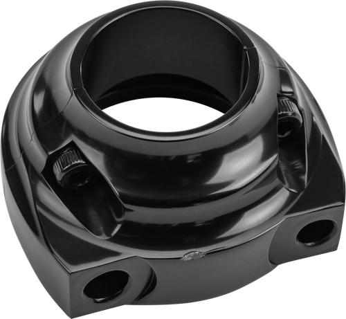 THROTTLE CLAMP DOUBLE CABLE SNAP IN STYLE BLACK