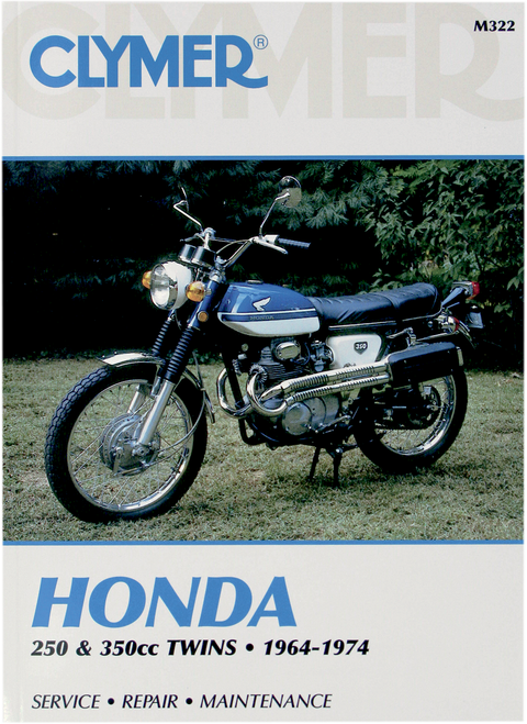 CLYMER - CM322 - Manual - Honda - 250/350 Twins
