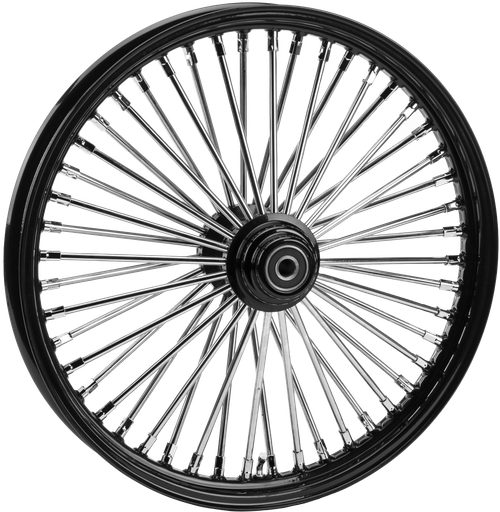 FR 48-SPK SD BLACK 26X3.5 FLT-HUB 25M AXL 00 LTR