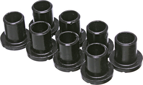 CONTROL ARM BUSHINGS FRONT BLACK POL