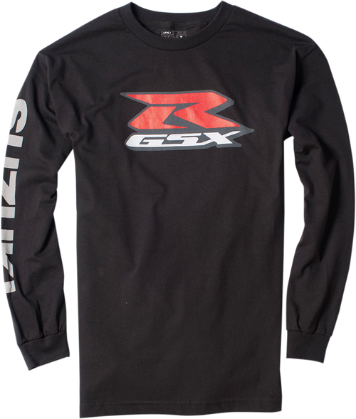 Factory Effex - 17-87418 - Suzuki GSX-R Long-Sleeve T-Shirt - Black - 2XL