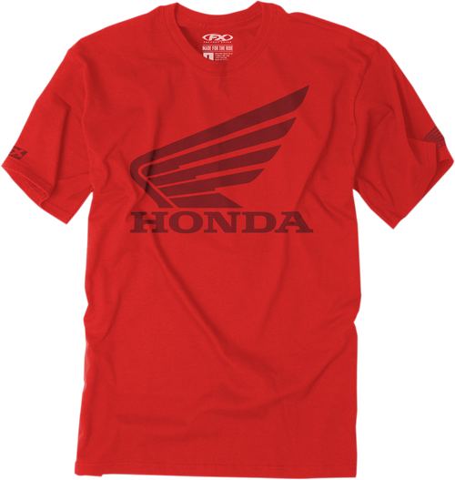 Factory Effex - 21-87318 - Honda Big Wing T-Shirt - Red - 2XL