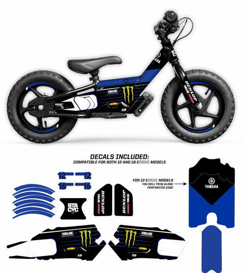 GRAPHIC KIT STACYC STAR GRAPHIC KIT STACYC 12" & 16"