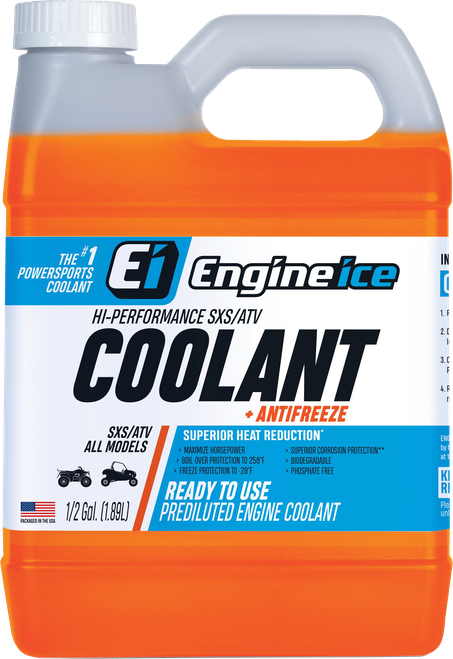 HI-PERF SXS/ATV COOLANT 1/2 GAL (4/CASE  SOLD EA)