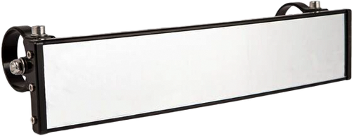 12" PANORAMIC REARVIEW MIRROR W/0.5" ARMS BLACK