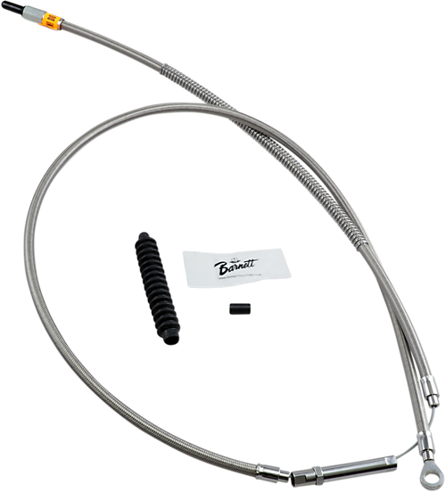 BARNETT - 102301003506 - High-Efficiency Stainless Steel Clutch Cable for Harley-Davidson - +6" - '07 Touring