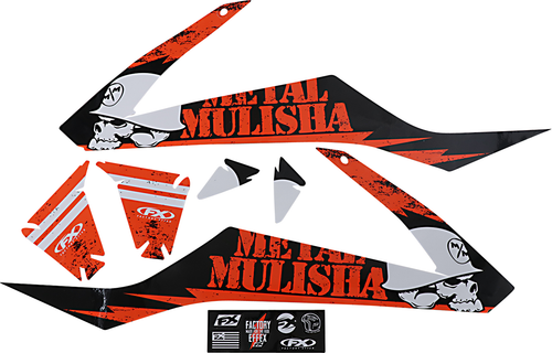 FACTORY EFFEX - 23-11530 - Metal Mulisha Graphic Kit - KTM