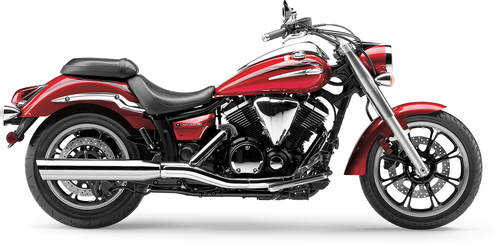 COBRA - 2215 - Slip-On Mufflers - 4" - Elliptical - XVS950 V-Star