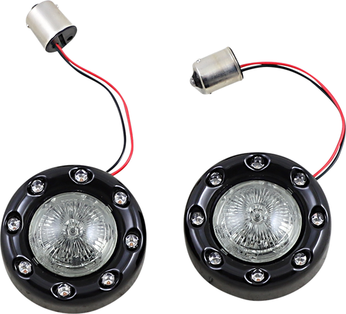 CUSTOM DYNAMICS - PB-BR-RR 56-BS - Bullet Turn Signal 1156 - Black - Smoke Lens