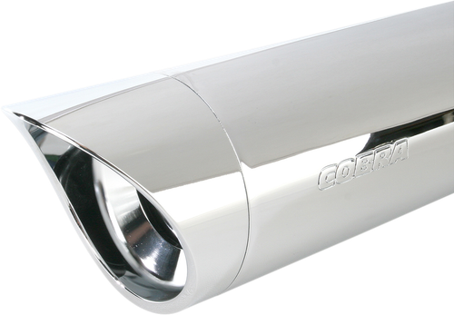 COBRA - 2270 - 4" Slip-On Muffler - Chrome - '11-'17 Stryker