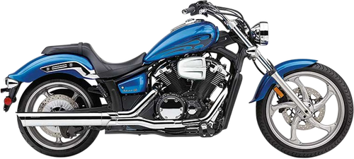 COBRA - 2270 - 4" Slip-On Muffler - Chrome - '11-'17 Stryker