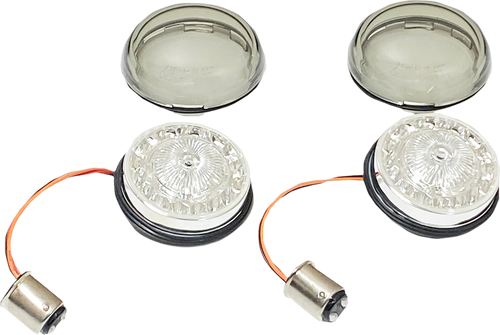 CUSTOM DYNAMICS - PB-RR-57-S - Turn Signal Insert - Red/Smoke