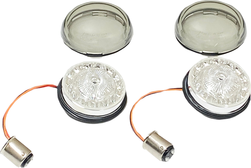 CUSTOM DYNAMICS - PB-RR-57-S - Turn Signal Insert - Red/Smoke