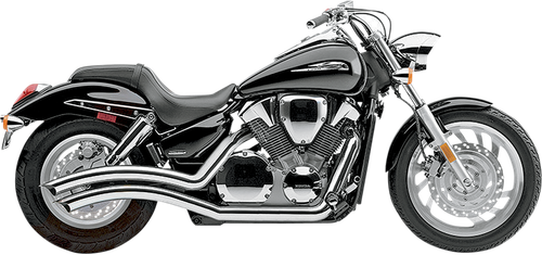 COBRA - 1230 - Speedster Swept Exhaust - Chrome - VTX1300C