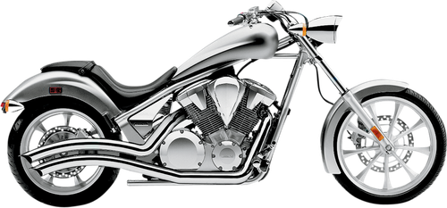 COBRA - 1233 - Speedster Swept Exhaust - Chrome - VT1300