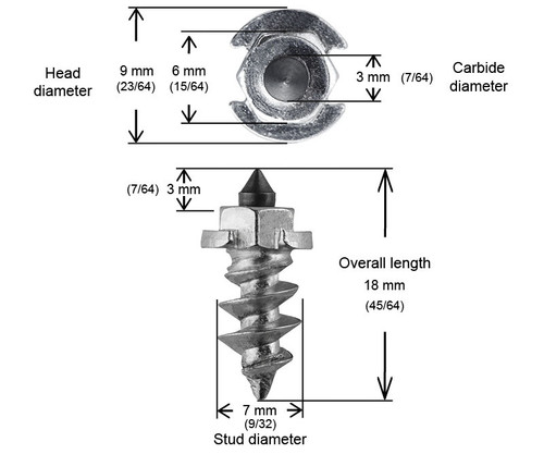 5/8"-15MM SHOULDER SCREW STUDS QTY 200