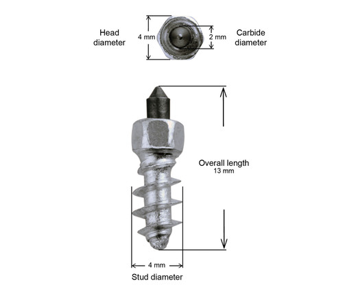 7/16"-11MM STD SCREW STUDS QTY 100