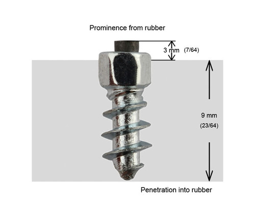 11MM STANDARD SCREW STUDS QTY 24