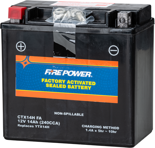 BATTERY CTX14H SEALED FACTORY ACTIVATED