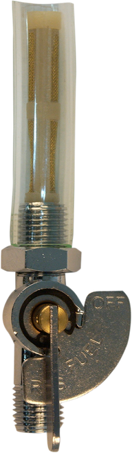 EMGO - 43-67185 - British-Style Fuel Petcock with Indicator - 1/4"