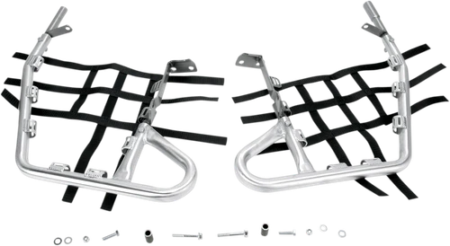 DG PERFORMANCE - 60-2450 - Nerf Bars - Natural/Black - Honda - TRX '04-'07