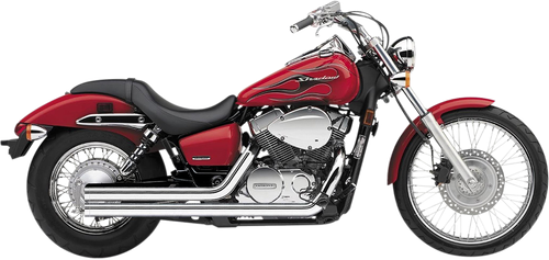 COBRA - 1711T - Streetrod Straight Cut Exhaust System - Chrome