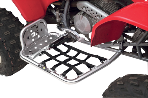 DG PERFORMANCE - 607-2130 - Heel Guard Nerf Bar - Silver/Black - Honda - TRX '99-'14