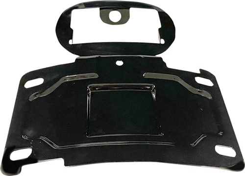 CUSTOM DYNAMICS - CD-TLLP-KIT-B - License Plate Mount/Relocation - Black