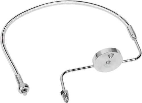 MAGNUM SHIELDING - 37003 - Designer Series Front Lower Brake Line Kit - '88-'15 Harley-Davidson Dyna 35th Anniversary Super Glide, Sportster 883 Custom