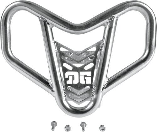 DG PERFORMANCE - 554-4170 - V-PRO Front Bumper - Silver - Yamaha - Raptor '04-13