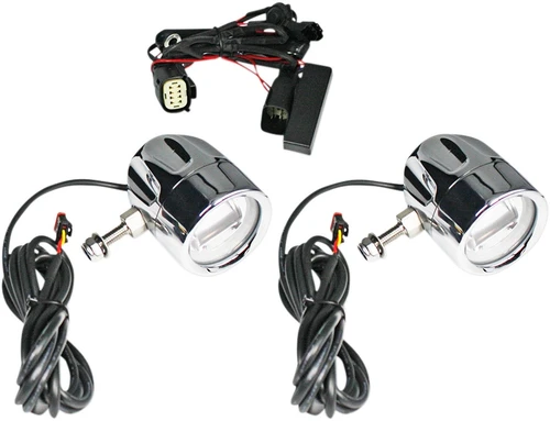 CUSTOM DYNAMICS - PB-FOG-SS8-C - Fog Light - Chrome - Clear Lens