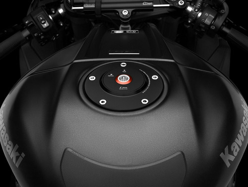 GAS CAP LOCKING BLACK KAW