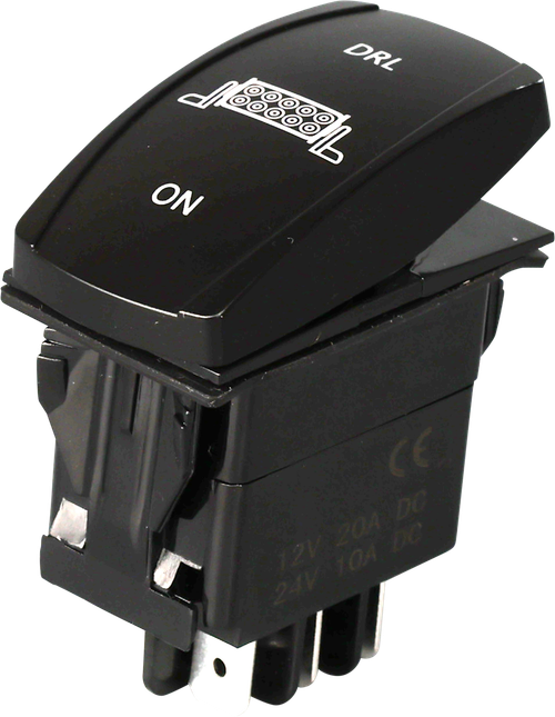 DRL 3 POSITION LED SWITCH PRO BACKLIT