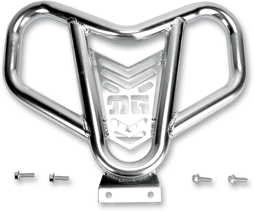 DG PERFORMANCE - 554-4180 - V-PRO Front Bumper - Silver - Yamaha - Raptor '06-'18
